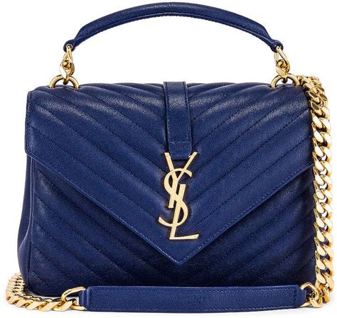 ysl blue purse|ysl shoulder purse.